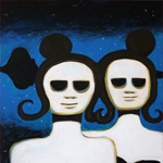 Deadgirls, Suilven. acrylic on canvas