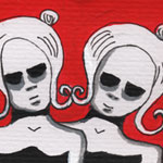 White Hair Twins 4