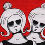 White Hair Twins 7