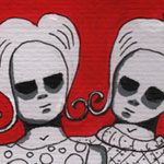 White Hair Twins 8